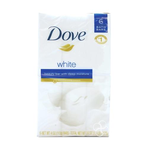 Dove White Beauty Bar 6 x 113g