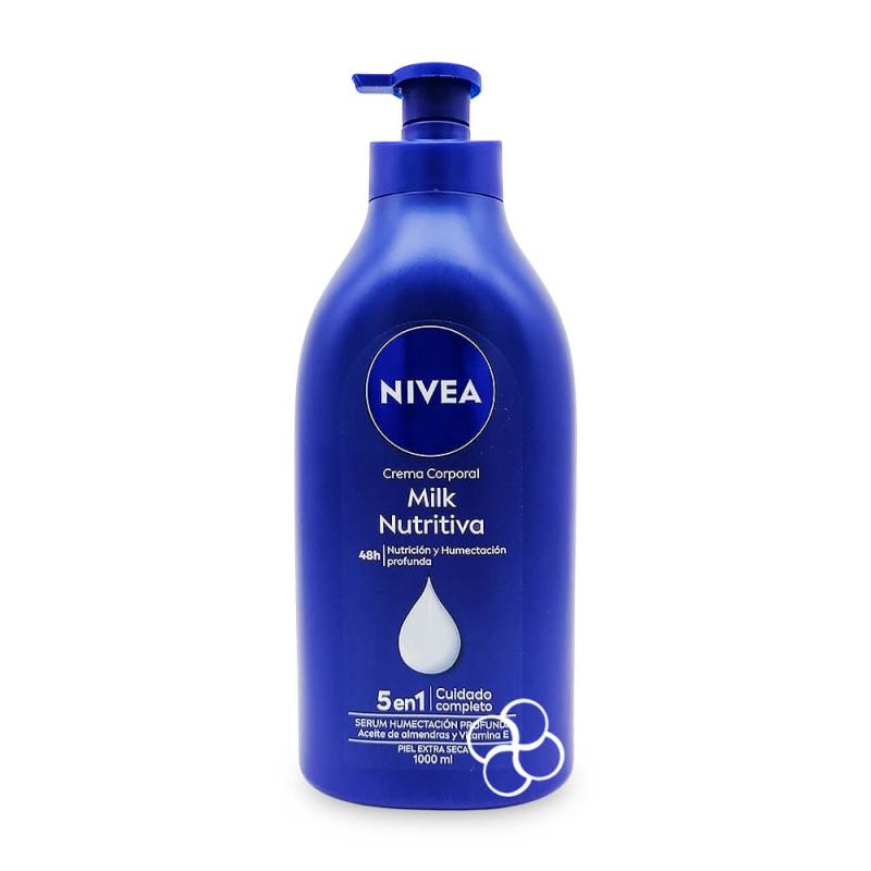 Nivea Milk Nutritiva Pump Lotion 1L