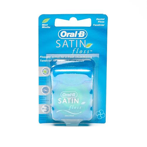 Oral-B Satin Dental Floss Mint 25m