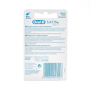 Oral-B Satin Dental Floss Mint 25m