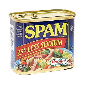 Spam 25% Less Sodium Luncheon Meat 340g