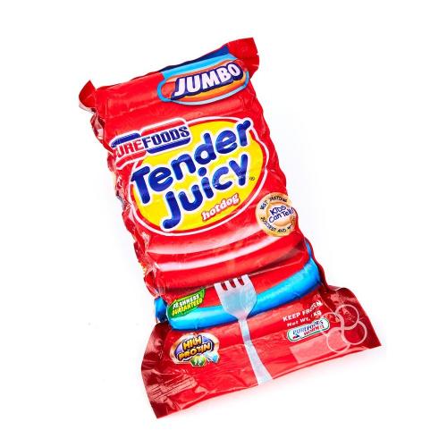 Purefoods Tender Juicy Jumbo Hotdog 1kg